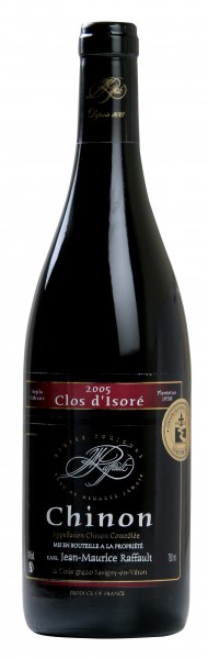 Les chais Saint Laurent CHINON « Clos d’Isoré-Vigne de 1938 » AOC, J.M. Raffault