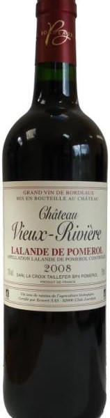 Les chais Saint Laurent LALANDE DE POMEROL Château Vieux Rivière BIO
