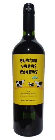Les chais Saint Laurent Cuatro Vacas Gordas – Torrontes – vin vegan